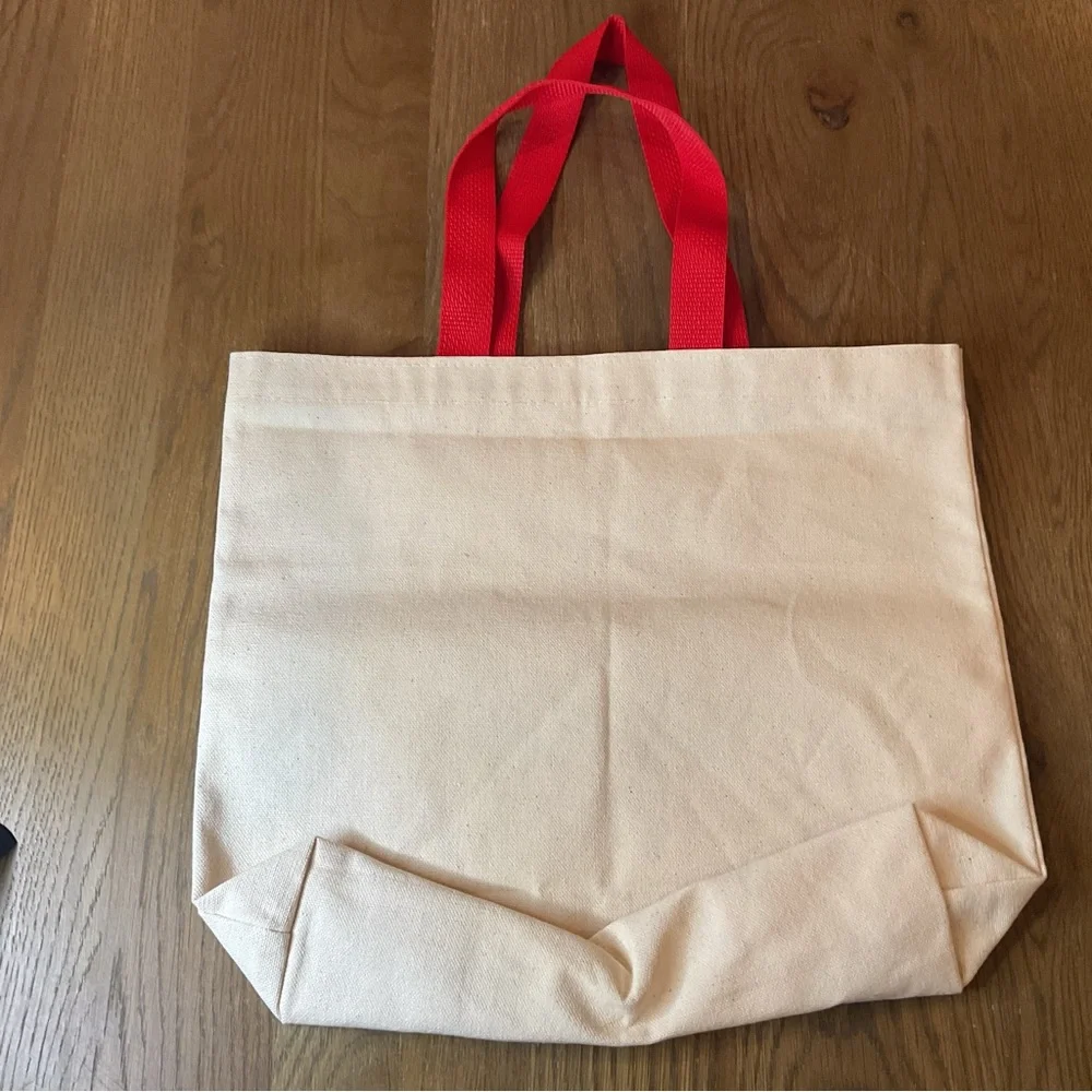 Grand Ole Opry Fan Club Cream Tote with Red Handles